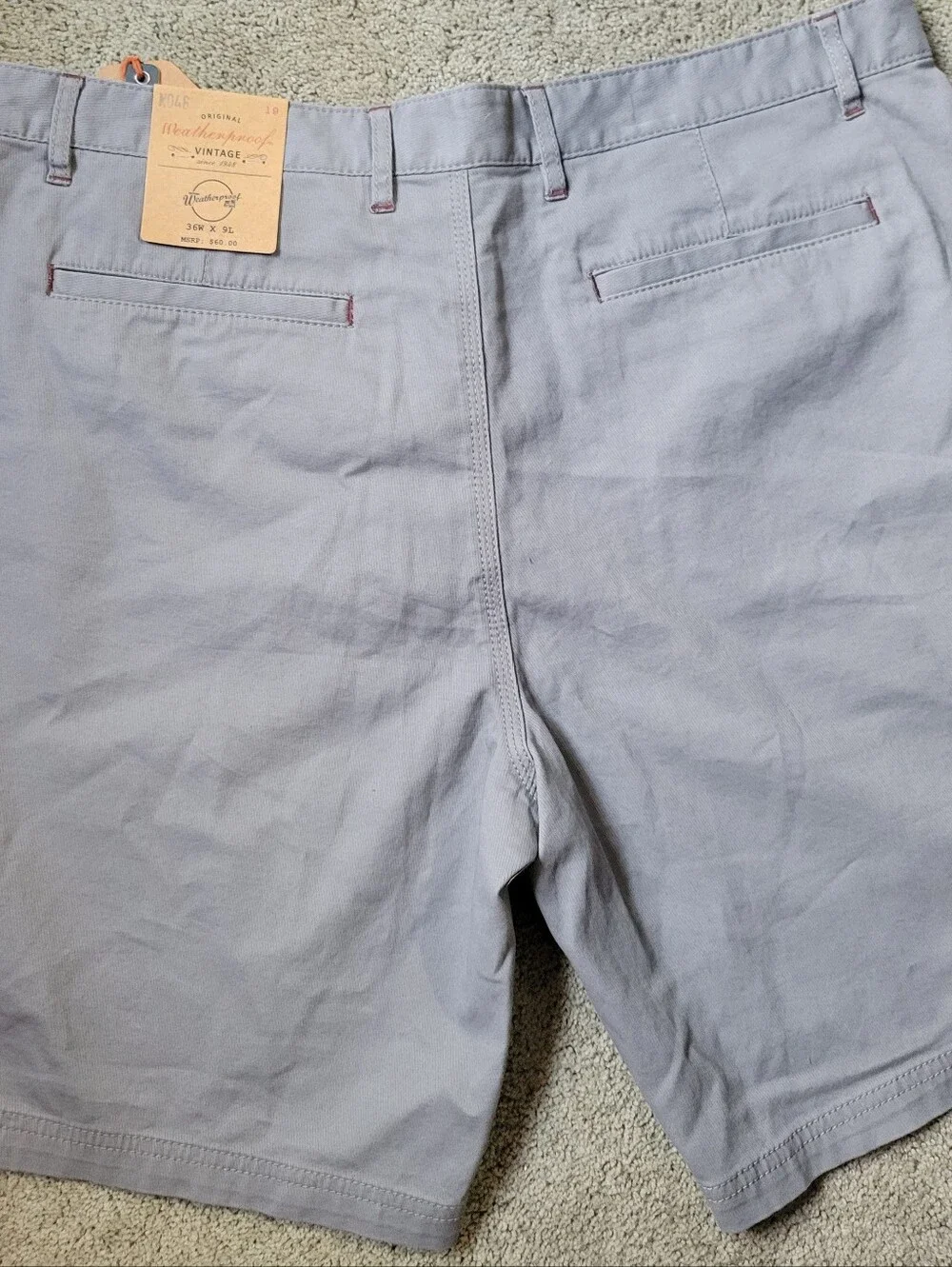 NWT MEN'S WEATHERPROOF SHORTS SZ 36